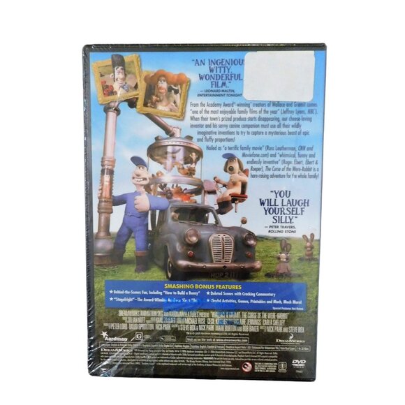 Wallace & Gromit The Curse Of The Were-Rabbit DVD Sealed Comedy Movie Animation - Picture 2 of 2